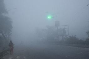 Heavy Fog In Kolkata, India