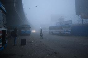 Heavy Fog In Kolkata, India