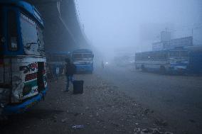 Heavy Fog In Kolkata, India