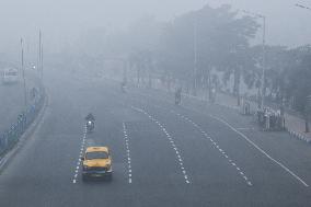 Heavy Fog In Kolkata, India