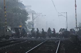 Heavy Fog In Kolkata, India