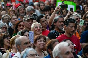 Human Rights: Festival Against The Closure Of The Haroldo Conti Cultural Center.