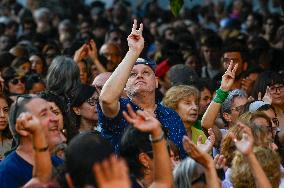 Human Rights: Festival Against The Closure Of The Haroldo Conti Cultural Center.