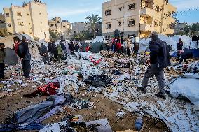 Israeli Strike on Displaced Camp - Gaza