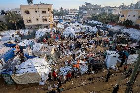 Israeli Strike on Displaced Camp - Gaza