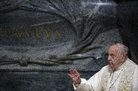 Pope Francis at Ordination of Monsignor Renato Tarantelli Baccari - Vatican