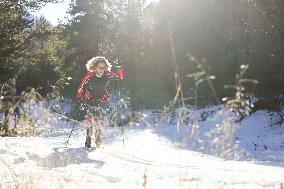 Illustration - Cross-Country Ski - Montgenevre