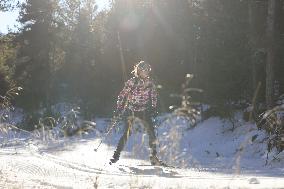 Illustration - Cross-Country Ski - Montgenevre