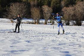 Illustration - Cross-Country Ski - Montgenevre