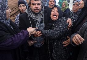 Funeral In Gaza After Israeli Airstrike