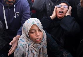 Funeral In Gaza After Israeli Airstrike