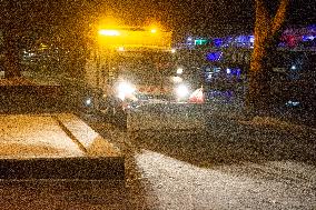 Early Morning Snows In Cologne