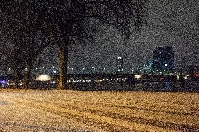 Early Morning Snows In Cologne