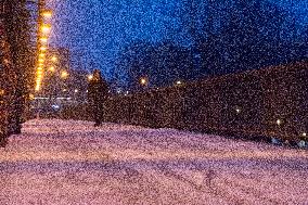 Early Morning Snows In Cologne