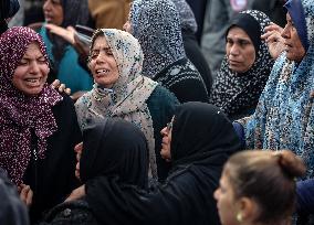 Funeral In Gaza After Israeli Airstrike