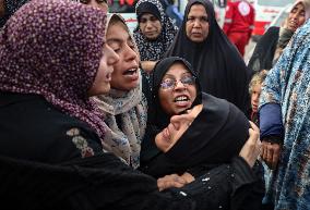 Funeral In Gaza After Israeli Airstrike