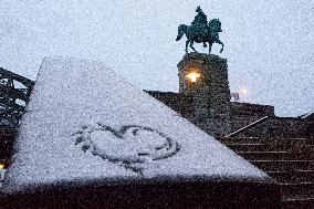 Early Morning Snows In Cologne