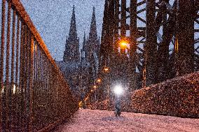 Early Morning Snows In Cologne