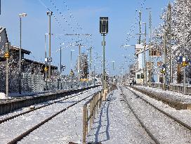 Regional Rail Transport In The Bavarian Countryside