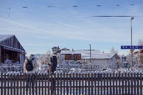 Regional Rail Transport In The Bavarian Countryside