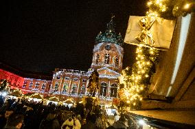 Christmas Market by Charlottenburg Castle in Berlin