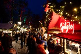 Christmas Market by Charlottenburg Castle in Berlin