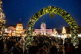 Christmas Market by Charlottenburg Castle in Berlin