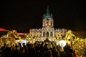 Christmas Market by Charlottenburg Castle in Berlin