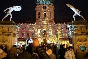 Christmas Market by Charlottenburg Castle in Berlin