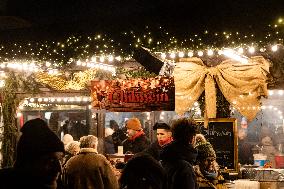 Christmas Market by Charlottenburg Castle in Berlin