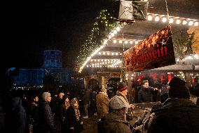 Christmas Market by Charlottenburg Castle in Berlin