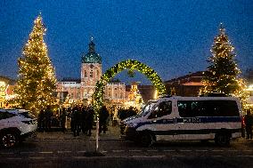 Christmas Market by Charlottenburg Castle in Berlin