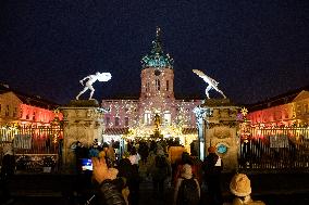 Christmas Market by Charlottenburg Castle in Berlin