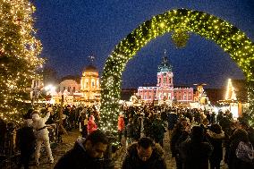 Christmas Market by Charlottenburg Castle in Berlin