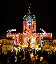 Christmas Market by Charlottenburg Castle in Berlin