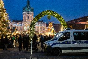 Christmas Market by Charlottenburg Castle in Berlin