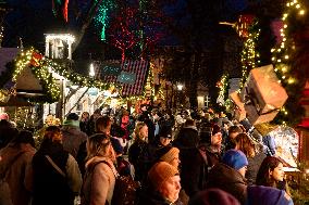 Christmas Market by Charlottenburg Castle in Berlin