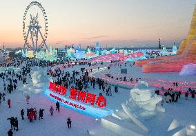 Ice-Snow World In Harbin