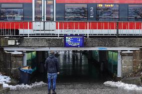 Bavarian Suburban Train And Regional Train Station Starnberg