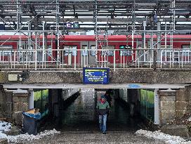 Bavarian Suburban Train And Regional Train Station Starnberg