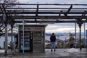 Bavarian Suburban Train And Regional Train Station Starnberg