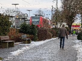 Bavarian Suburban Train And Regional Train Station Starnberg