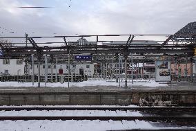 Bavarian Suburban Train And Regional Train Station Starnberg