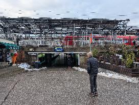 Bavarian Suburban Train And Regional Train Station Starnberg