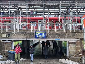 Bavarian Suburban Train And Regional Train Station Starnberg