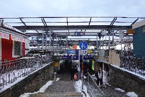 Bavarian Suburban Train And Regional Train Station Starnberg