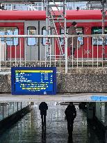 Bavarian Suburban Train And Regional Train Station Starnberg