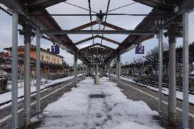 Bavarian Suburban Train And Regional Train Station Starnberg