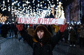 Protests Are Still Going In Tbilisi