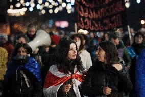 Protests Are Still Going In Tbilisi